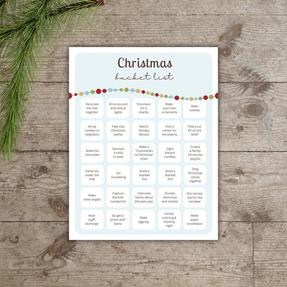 Christmas Bundle - Christmas Countdown - Scavenger Hunt - Bucket List - Picture 4 of 6